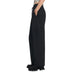 Black wide-leg trousers with pockets and drawstring waist from Desigual Women Trousers