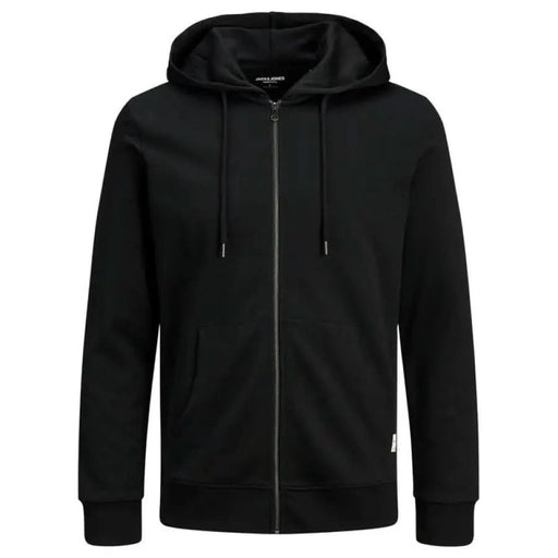 Jack & Jones black zip hoodie, urban style clothing for men