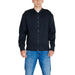 Black zip-up bomber jacket with logo; Calvin Klein Jeans Men Sweatshirts collection