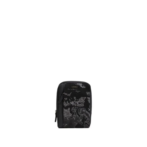 Black zippered pouch with camouflage pattern for Alviero Martini Prima Classe shoulder bag