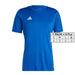 Blue Adidas athletic t-shirt with short sleeves and crew neck displayed in Adidas Men T-Shirt