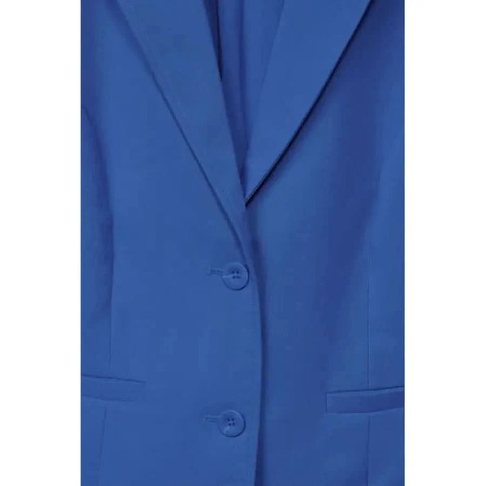 Blue blazer with lapels and two buttons from Street One for women