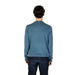 Blue crewneck sweatshirt from the back, U.S. Polo Assn. Men Knitwear collection