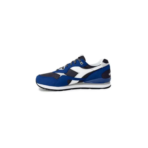 Blue and white Diadora Men Sneakers featuring a distinctive side logo for athletic wear