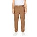 Brown Hamaki-ho Men Trousers featuring straight legs and standard pockets