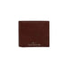 Brown leather Tommy Hilfiger wallet featuring brand logo, ideal for men