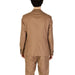 Brown suit jacket back view of Hamaki-ho Men Blazer for a stylish appearance