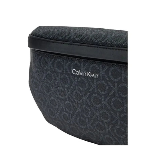 Calvin Klein monogram waist bag, stylish fanny pack for men, versatile fashion accessory