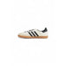 Adidas Women Sneakers - Classic Adidas Samba with white upper, black stripes, and gum sole