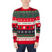 Colorful Christmas-themed sweater featuring festive patterns from Only & Sons Men Knitwear