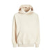 Cream-colored hooded sweatshirt with front pocket from Jack & Jones Men Sweatshirts