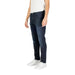 Dark blue denim straight leg jeans featured in Jeckerson Men’s Black Jeans with Pockets