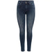 Dark blue skinny jeans with slight distressing - Only Women Jeans for stylish comfort