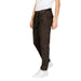 Dark brown Hamaki-ho men trousers with side pockets and drawstring waist