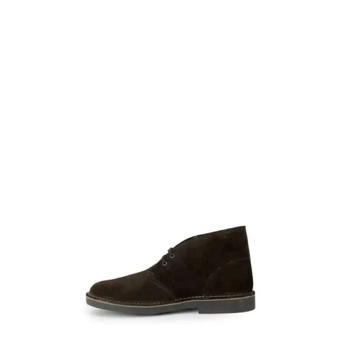 Dark brown suede desert boot with crepe sole from Clarks Men Boots collection