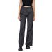 Dark gray high-waisted dress pants with pleated front detailing by Morgan De Toi