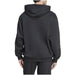 Dark gray hooded sweatshirt back view from Adidas Men Sweatshirts collection