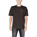 Dark t-shirt with colorful ’EA2’ logo on the chest, product name: Ea7 - Ea7 Men T-Shirt