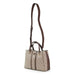 Designer handbag with monogram pattern and leather trim from Guess Women Bag