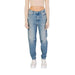 Calvin Klein distressed light blue high-waisted ripped jeans for women