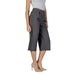 Gray cropped wide-leg dress pants with pockets from Vero Moda for women