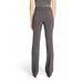 Gray high-waisted flared leg dress pants by Rinascimento for women