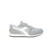 Gray and white Diadora Men Sneakers featuring a retro athletic design