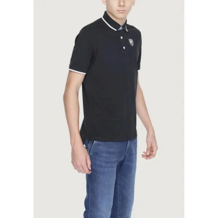 Indian Garage Black Polo T-shirt - Urban City Style Clothing on Display