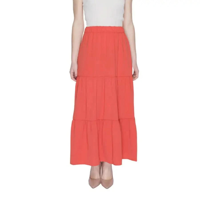 Jacqueline De Yong - Women Skirt - orange / XS - Clothing