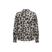 Leopard-print button-up shirt with long sleeves from Jacqueline De Yong Women Shirt