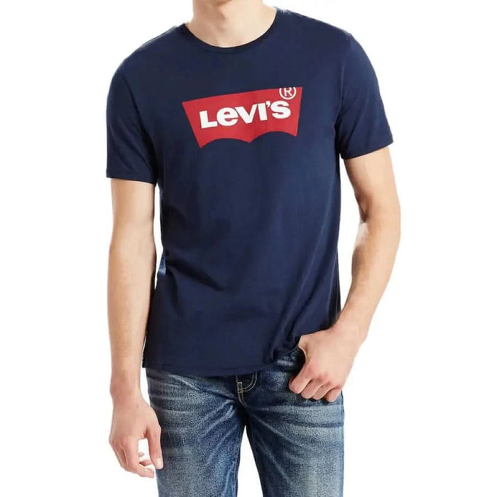 Levi`s - Men T-Shirt - blue / XS - Clothing T-shirts