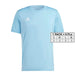 Light blue Adidas Men T-Shirt with a small white logo on the chest