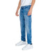 Light blue straight-leg denim jeans from Calvin Klein Jeans for men