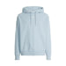 Light Blue Hooded Sweatshirt with Drawstrings from Calvin Klein Jeans Men Sweatshirts Collection