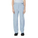 Light blue wide-leg high-waist trousers - Only Women Trousers collection