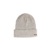 Light gray ribbed knit beanie with logo from Columbia Men Cap