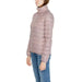 Light pink quilted puffer jacket with high collar from Ea7 Women’s collection