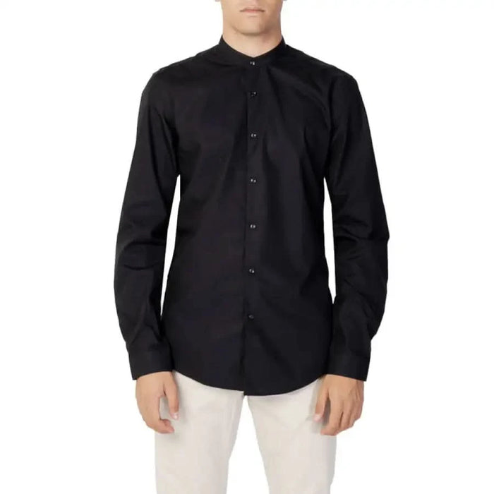 Antony Morato - Men Shirt - black / 44 - Clothing Shirts