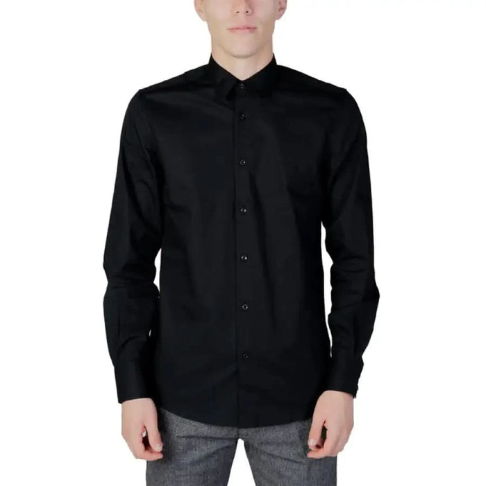 Antony Morato - Men Shirt - black / 44 - Clothing Shirts