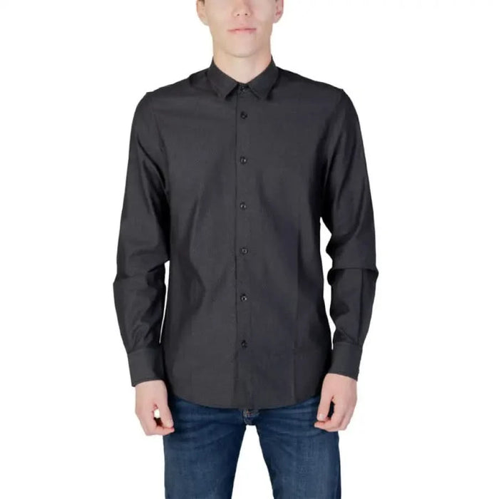 Antony Morato - Men Shirt - grey / 44 - Clothing Shirts