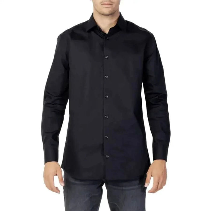 Selected - Men Shirt - black / 3XL - Clothing Shirts