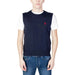 Man modeling U.S. Polo Assn. men gilet for urban style clothing.