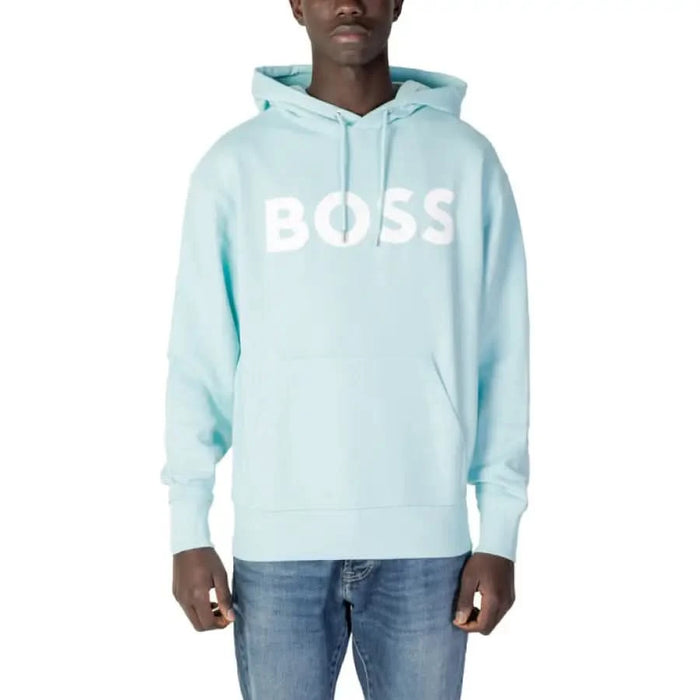 Boss - Men Sweatshirts - light blue / S - Clothing