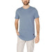 Only & Sons men t-shirt for spring summer featuring man in blue shirt and cargo pants