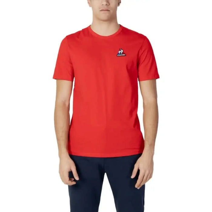 Le Coq Sportif - Men T-Shirt - red / S - Clothing T-shirts