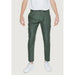 Man wearing white t-shirt & green Antony Morato trousers - Stylish Urban Look