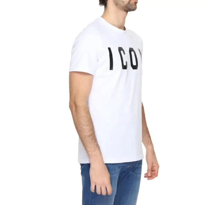 Icon Icon Men T-Shirt featuring a man in white with number 11