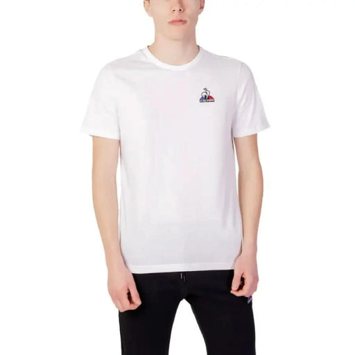 Le Coq Sportif - Men T-Shirt - white / S - Clothing T-shirts