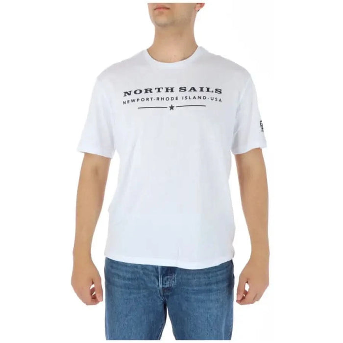 North Sails - Men T-Shirt - white / S - Clothing T-shirts