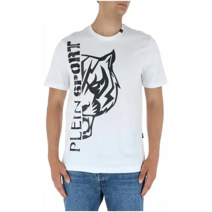 Plein Sport - Men T-Shirt - white / S - Clothing T-shirts